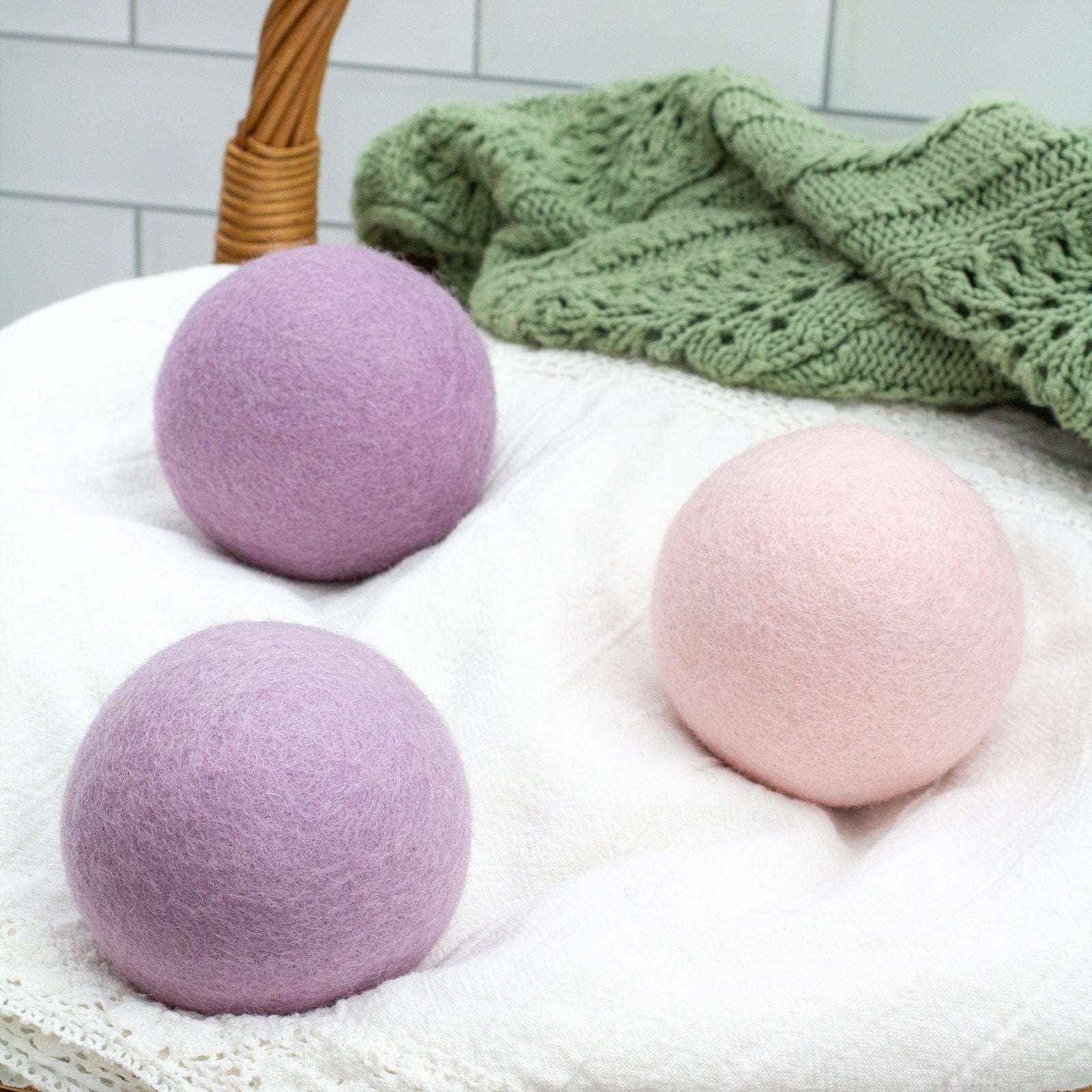 Friendsheep Eco Dryer Balls Amethyst Ombre Trio