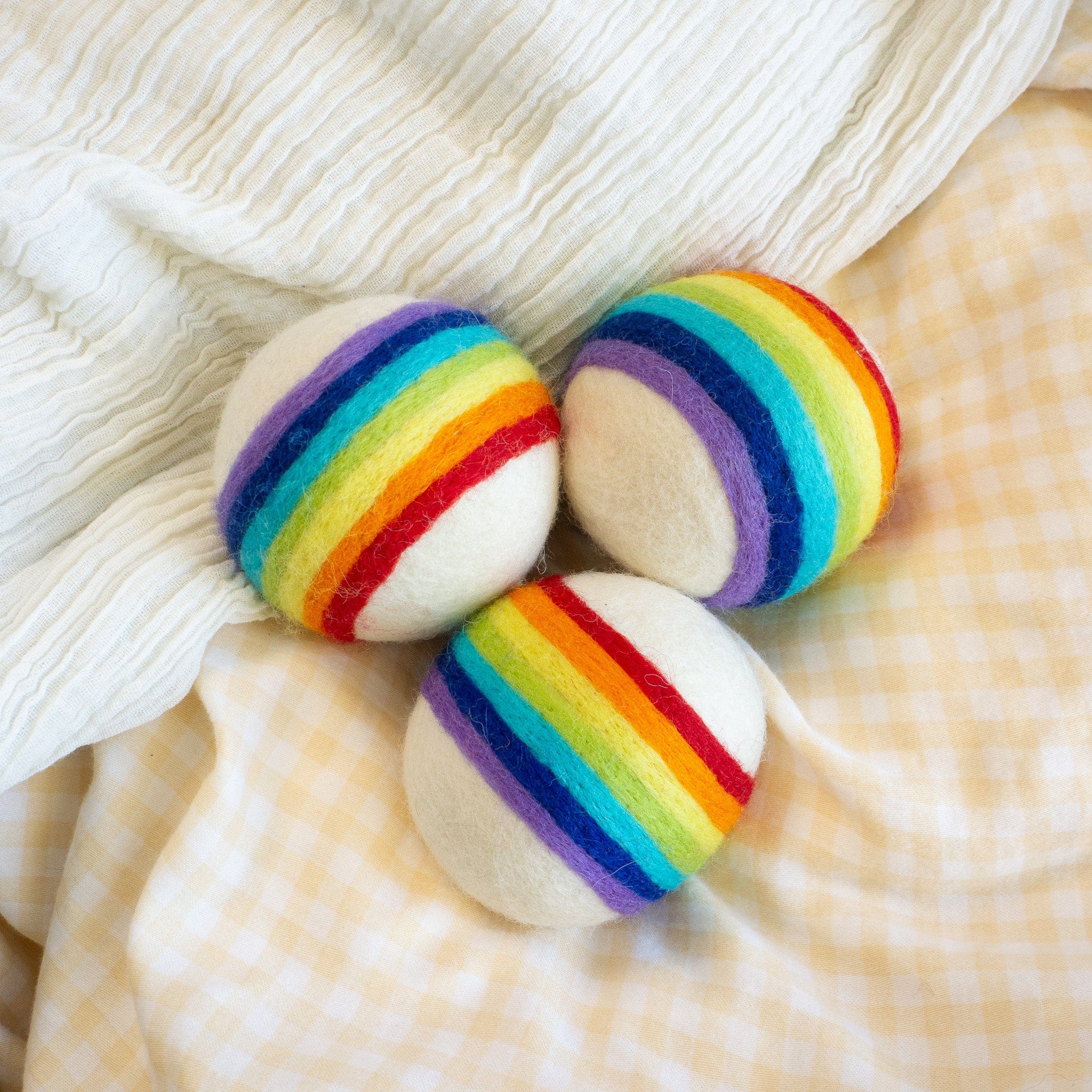 Friendsheep Eco Dryer Balls Classic Rainbow Trio