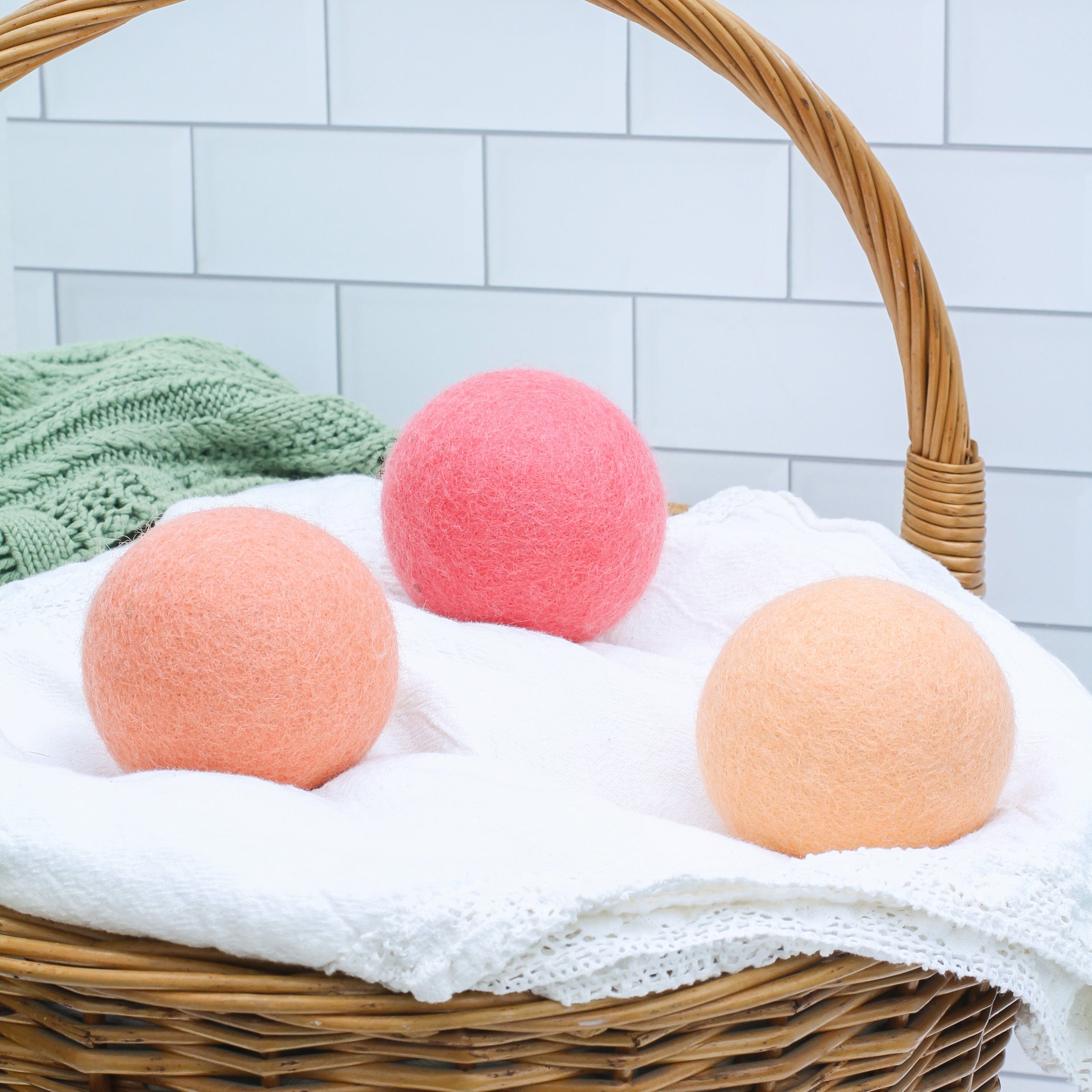Friendsheep Eco Dryer Balls Coral Ombre Trio