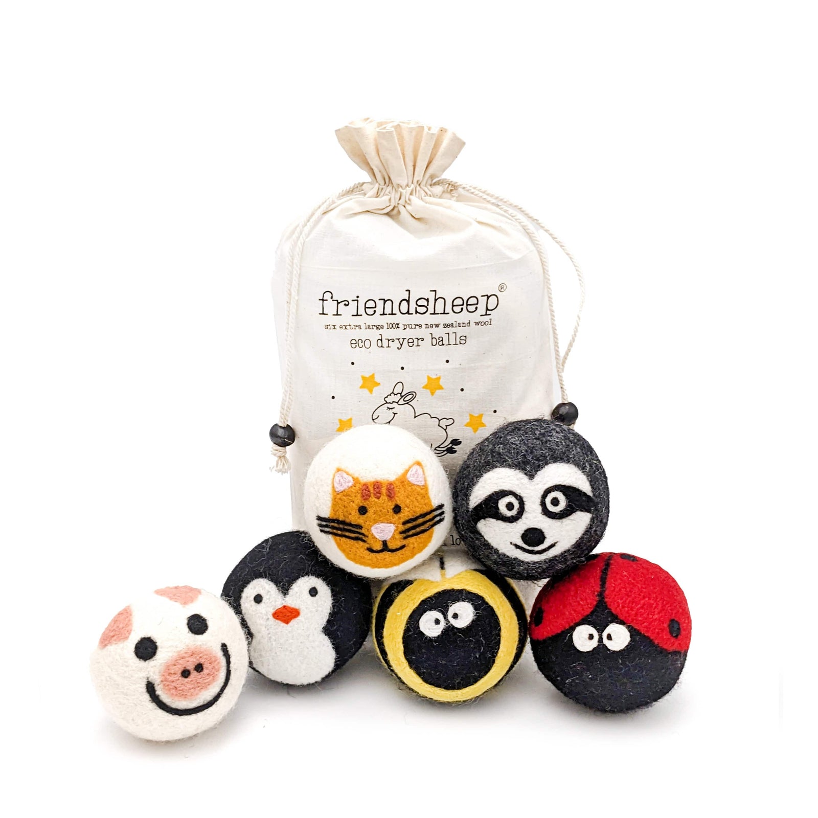 Friendsheep Eco Dryer Balls Critter Camp