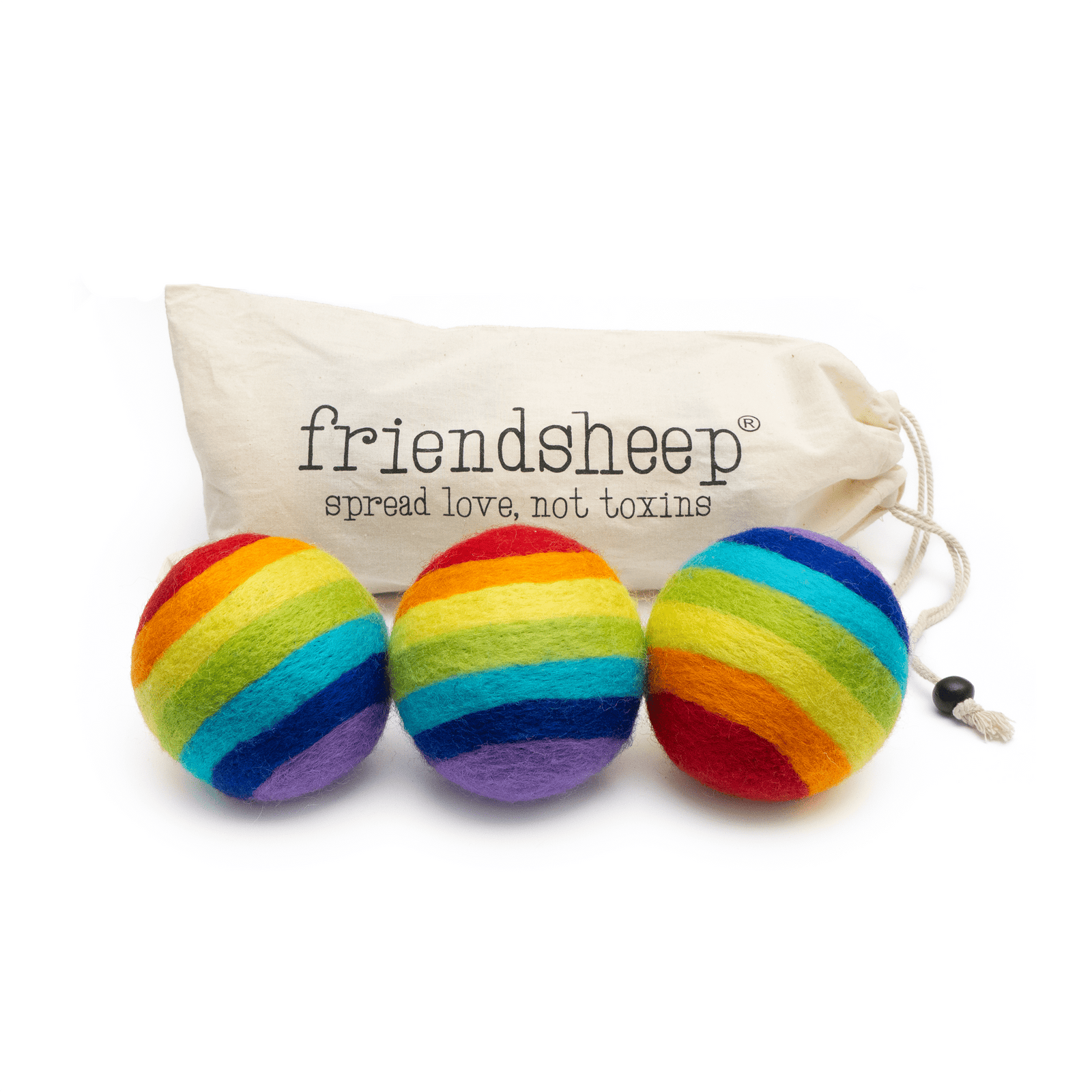Friendsheep Eco Dryer Balls Disco Rollers Trio