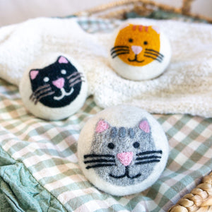 Friendsheep Eco Dryer Balls House Cats - Mix (Orange, Grey, Black) - Limited Edition