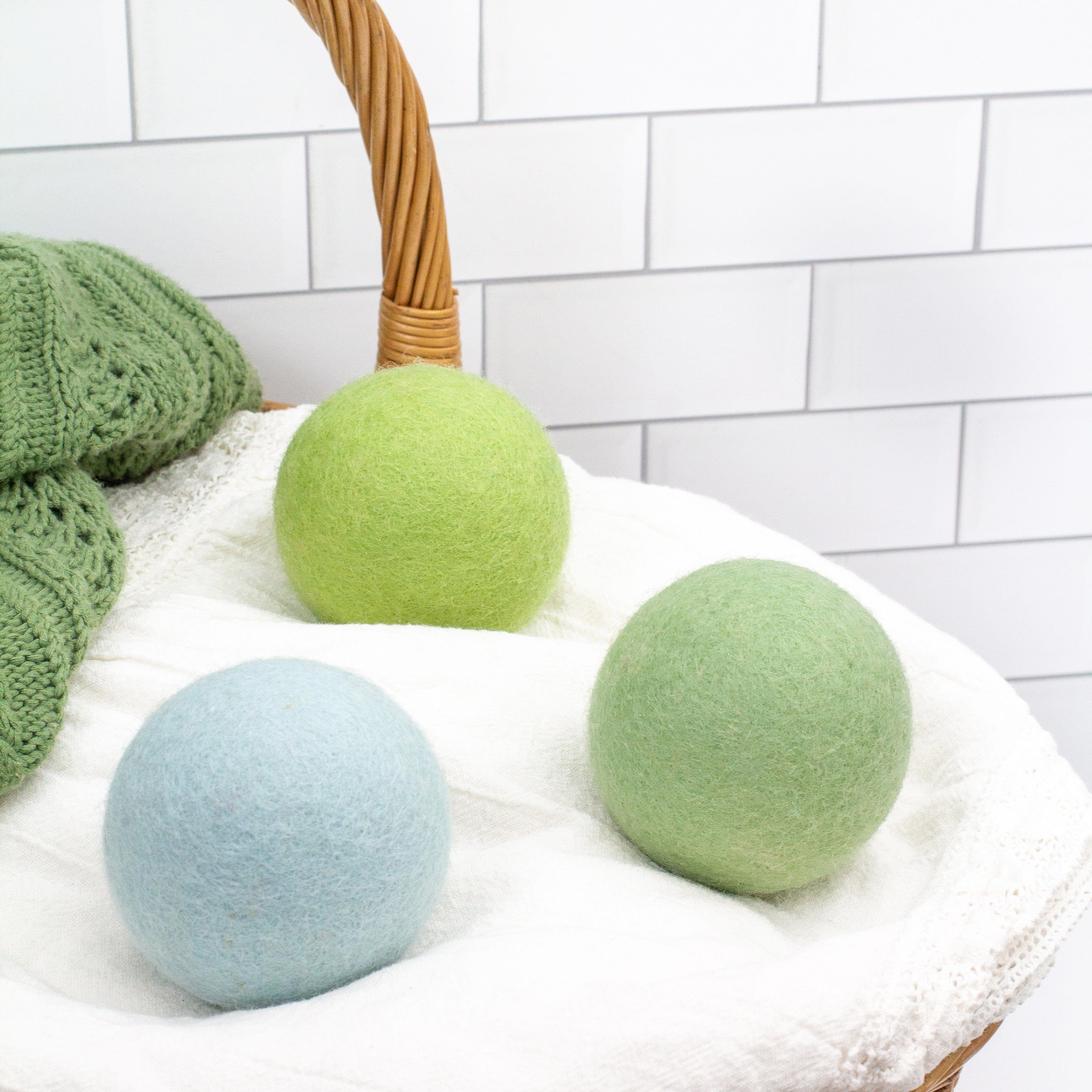 Friendsheep Eco Dryer Balls Jade Ombre Trio