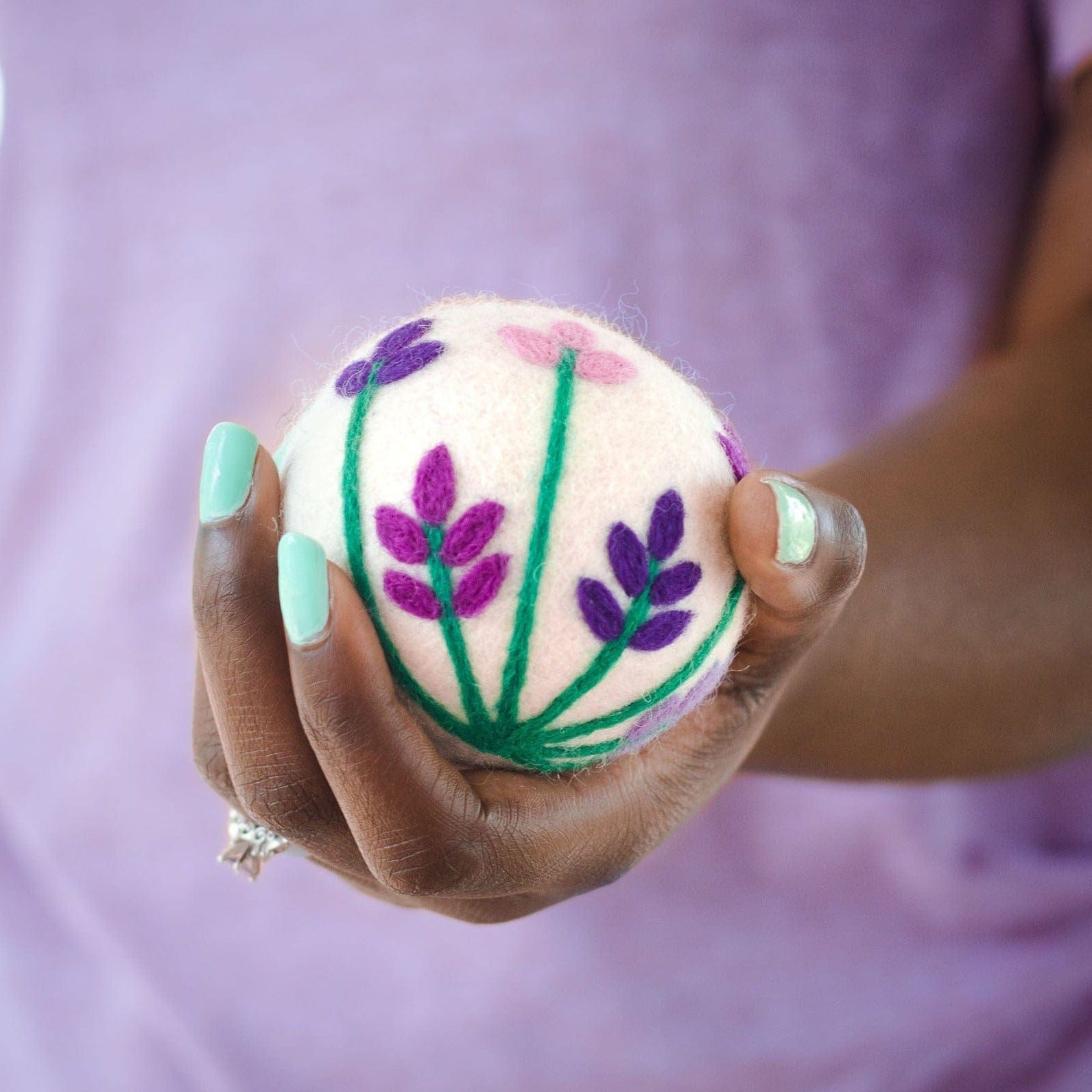 Friendsheep Eco Dryer Balls Butterfly Lavender Fields - Monarch