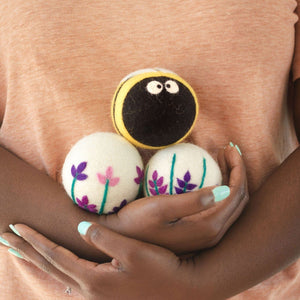 Friendsheep Eco Dryer Balls Lavender Fields Bee