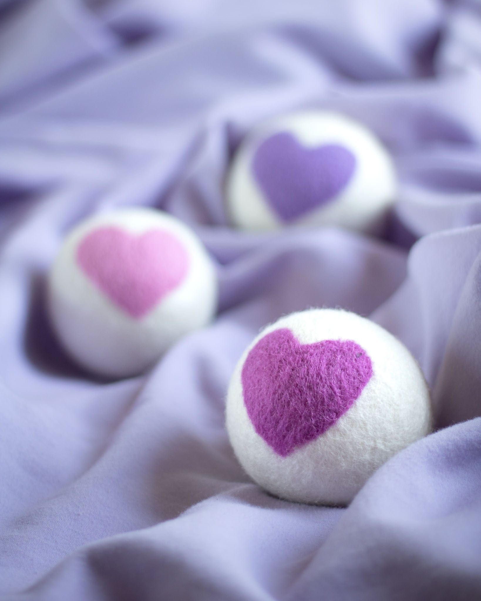 Friendsheep Eco Dryer Balls Lovely Day (Pink Hearts) Trio