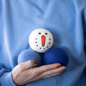 Friendsheep Eco Dryer Balls Vintage Holidays - Blue