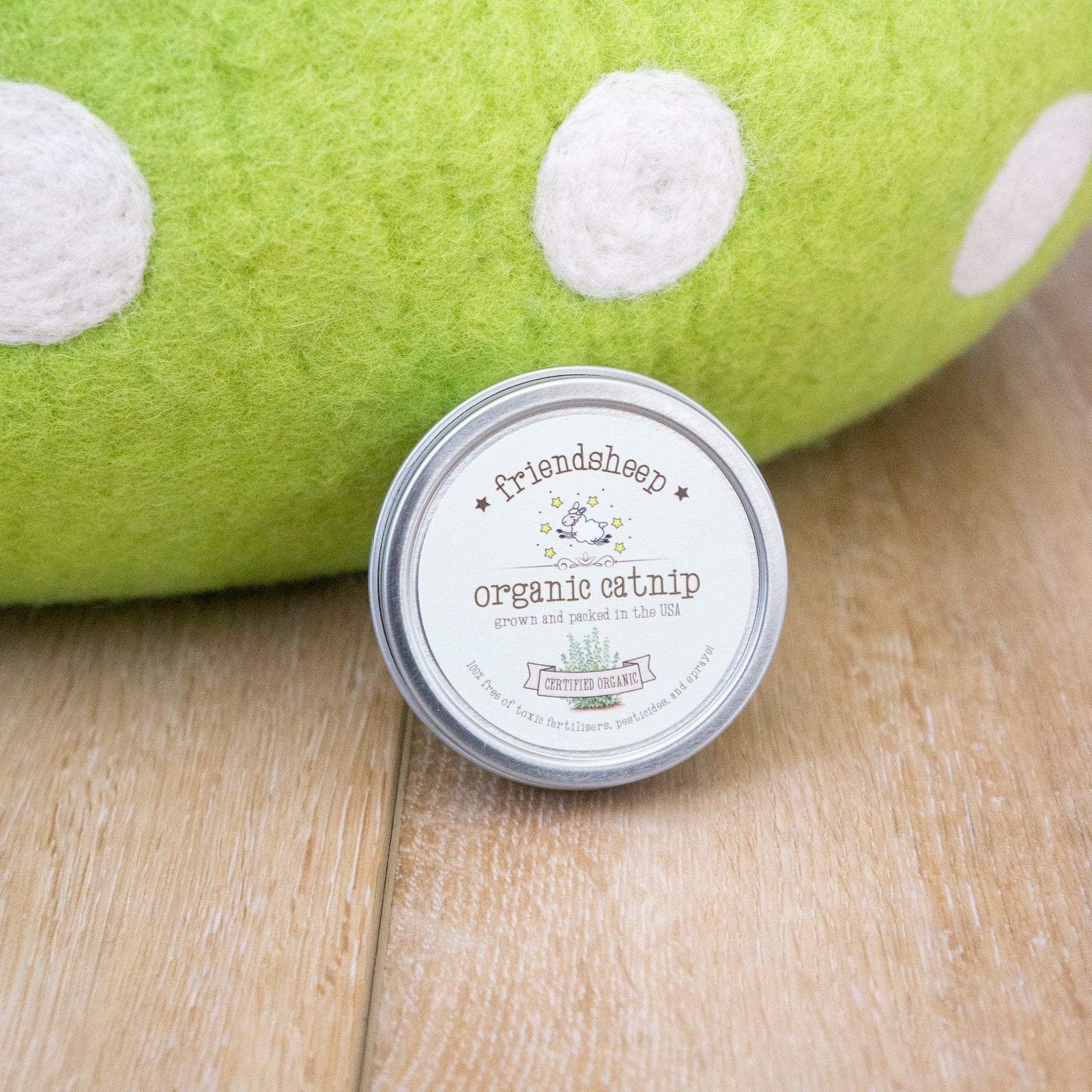 Friendsheep Pets Green Mushroom Eco Kitty Cave