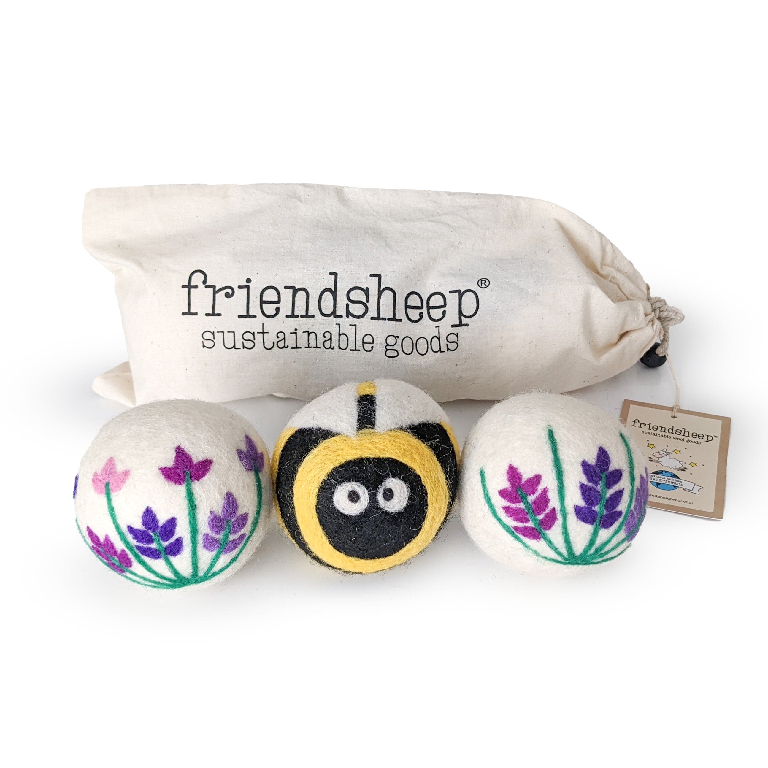 Friendsheep Eco Dryer Balls Flower Fields
