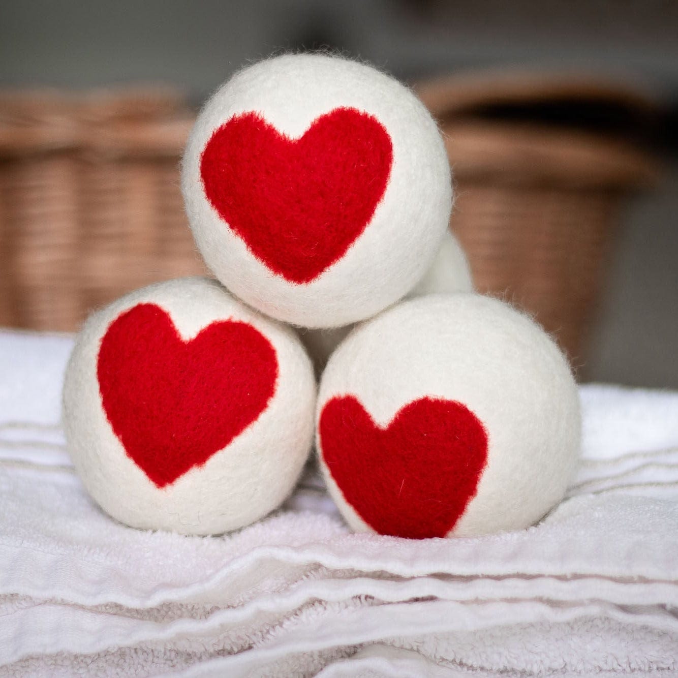 Friendsheep Eco Dryer Balls Heart Trio