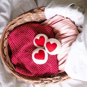 Friendsheep Eco Dryer Balls Heart Trio
