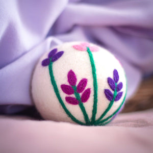 Friendsheep Eco Dryer Balls Butterfly Lavender Fields - Monarch