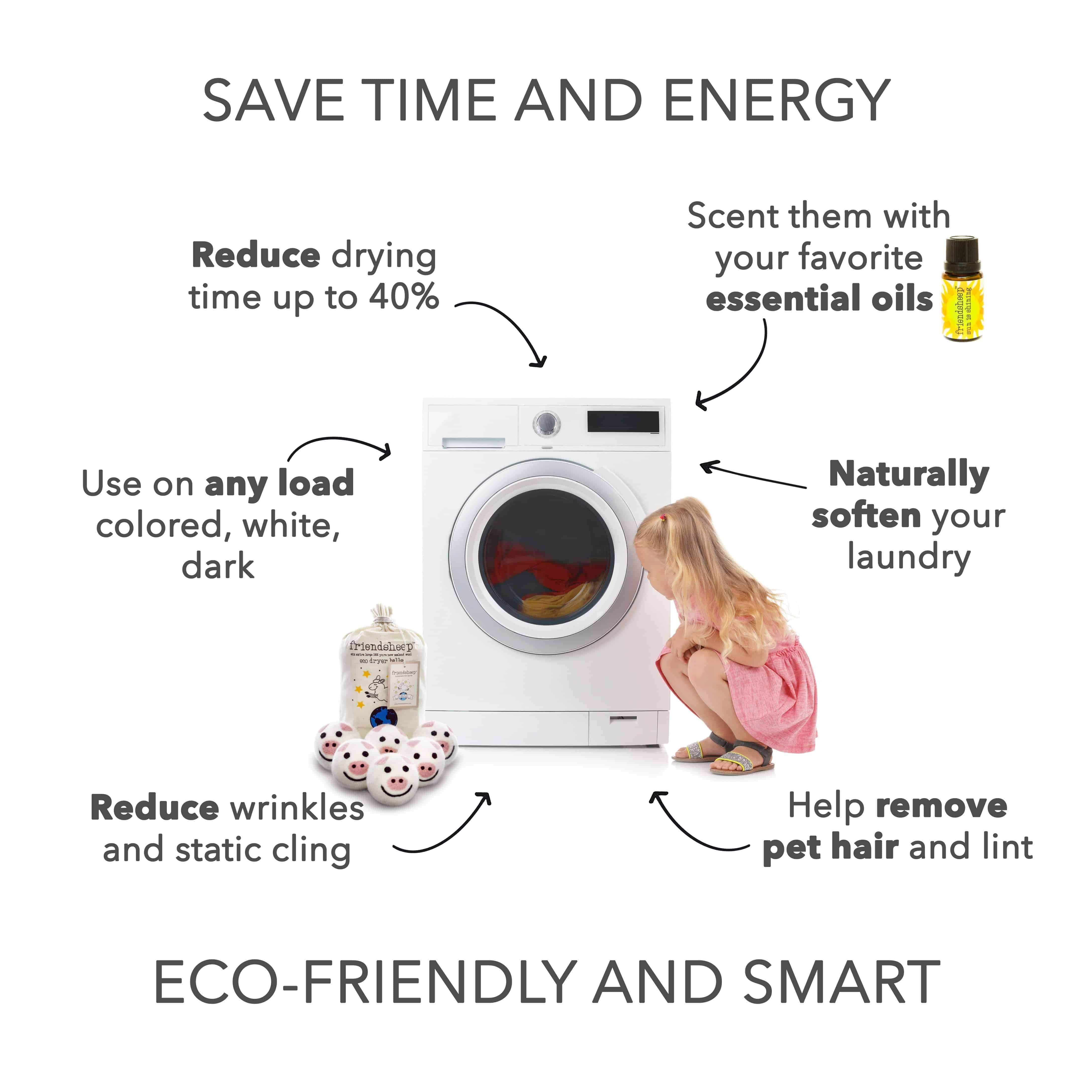 Friendsheep Eco Dryer Balls Piggy Band Eco Dryer Balls