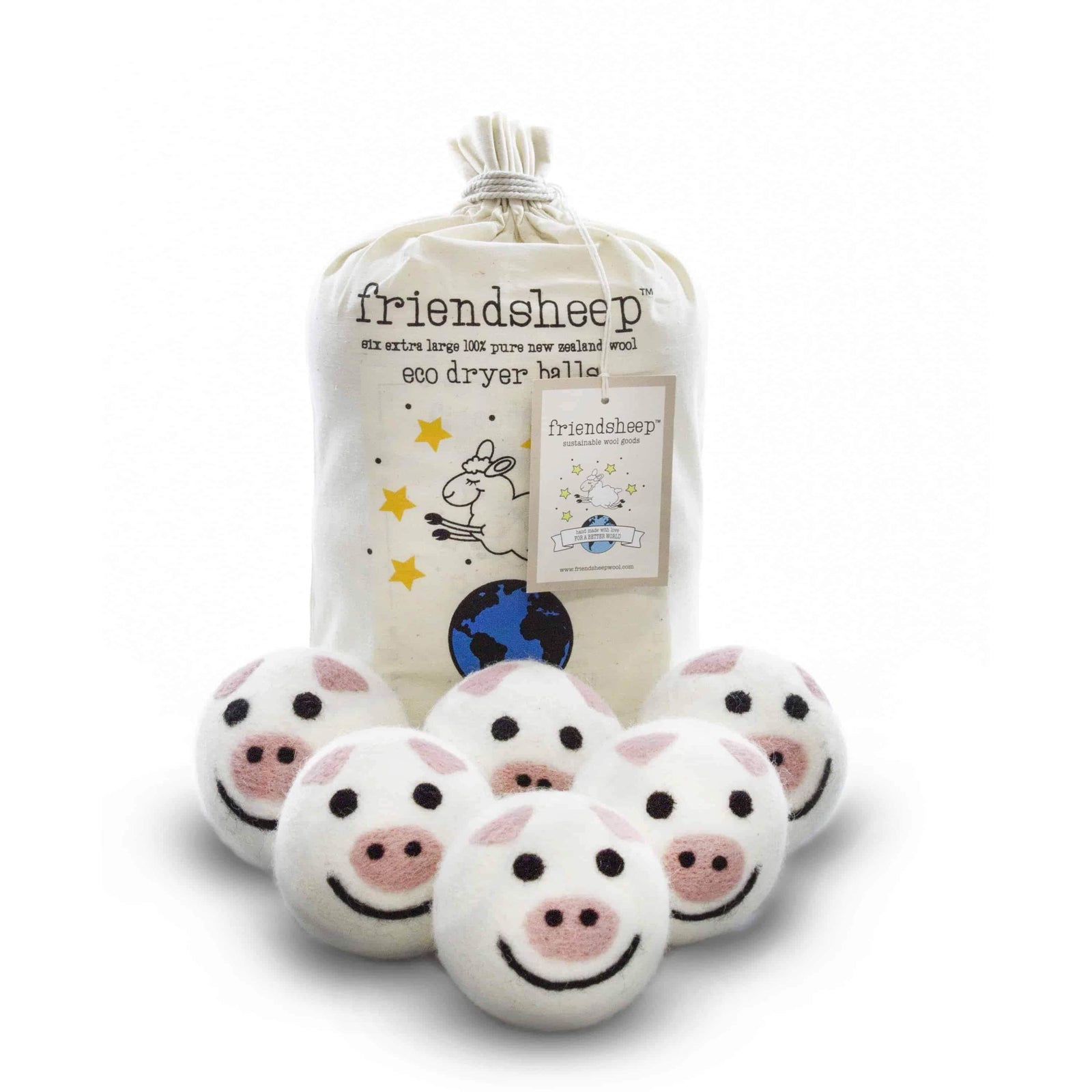 Friendsheep Eco Dryer Balls Piggy Band Eco Dryer Balls