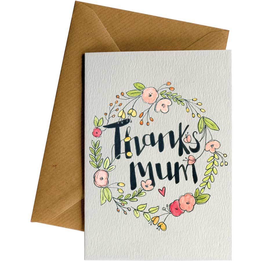 Thanks Mum - Greeting Card