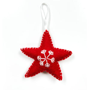 Friendsheep Sustainable Wool Goods Big Red Star - Unique