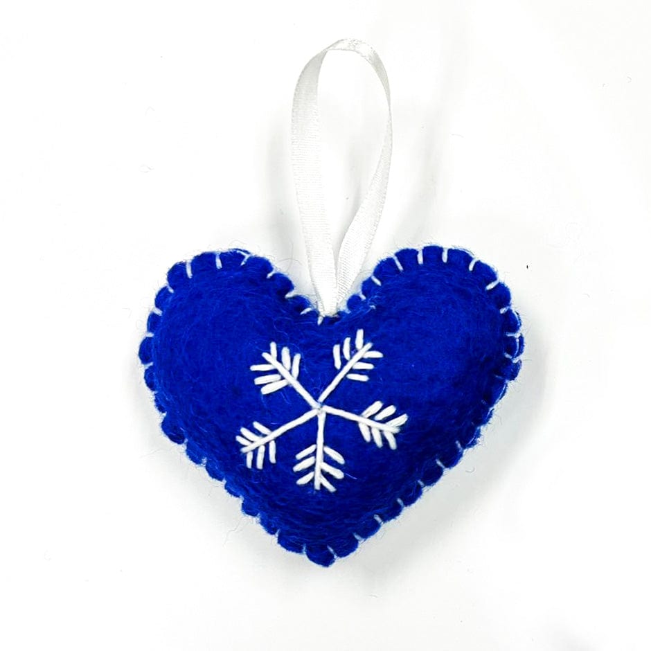 Friendsheep Sustainable Wool Goods Blue Heart - Unique