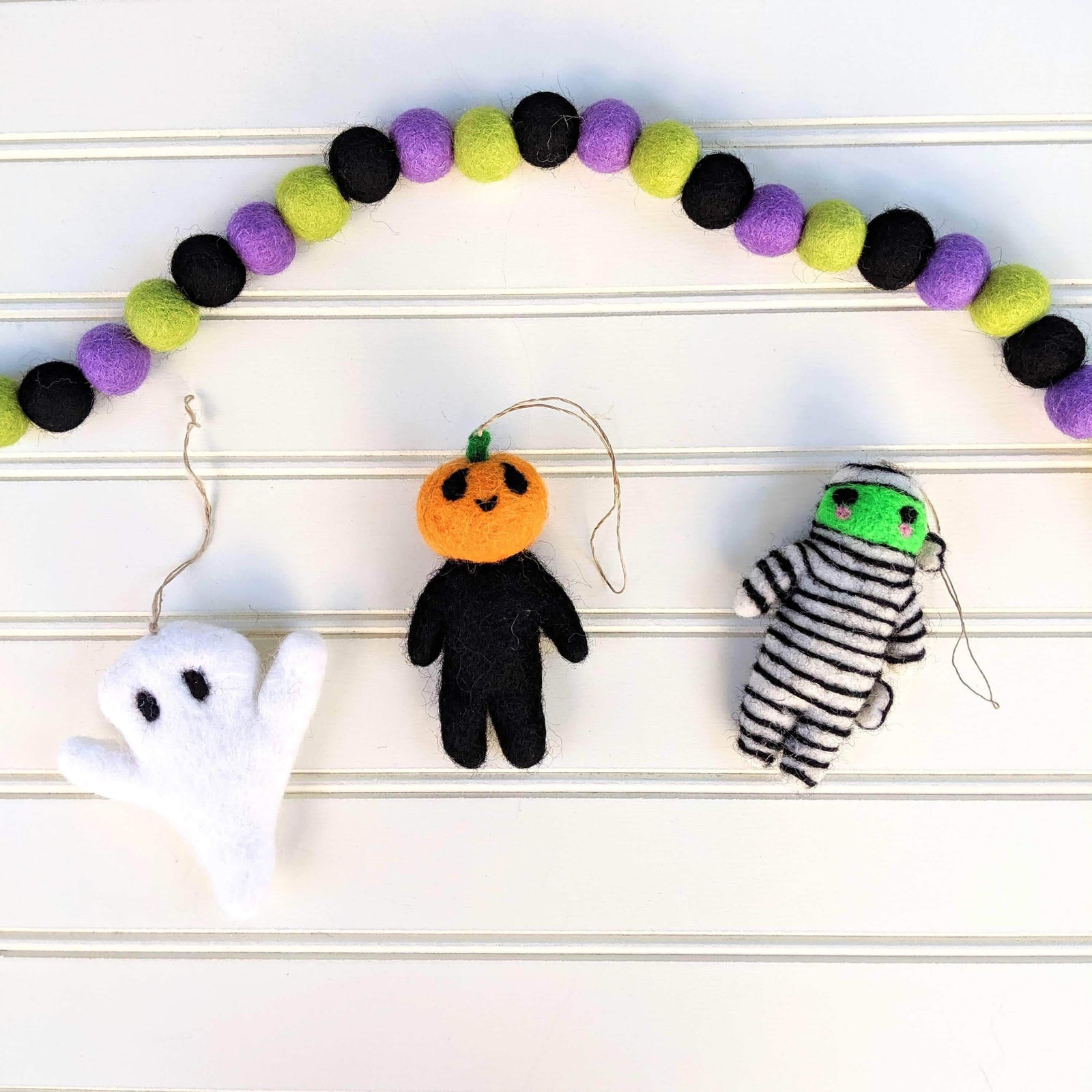 Friendsheep Sustainable Wool Goods Mr Pumpkin Head