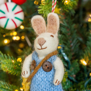 Friendsheep Bean the Jumper Bunny Eco Ornament