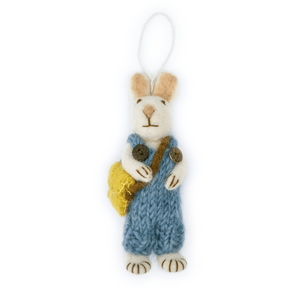 Friendsheep Bean the Jumper Bunny Eco Ornament