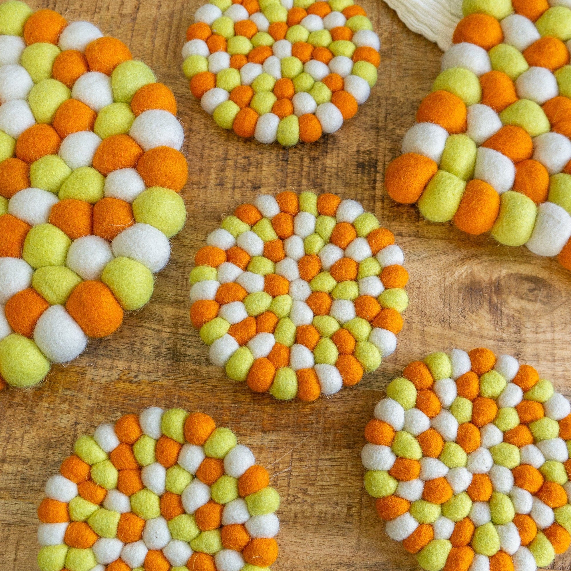 Friendsheep Coaster Candy Corn Eco Coasters & Trivet