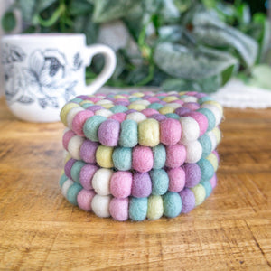 Friendsheep Coaster Cotton Candy Eco Coasters & Trivet