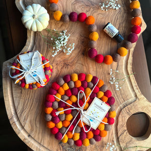 Friendsheep Coaster Falling Leaves Eco Coasters & Trivet