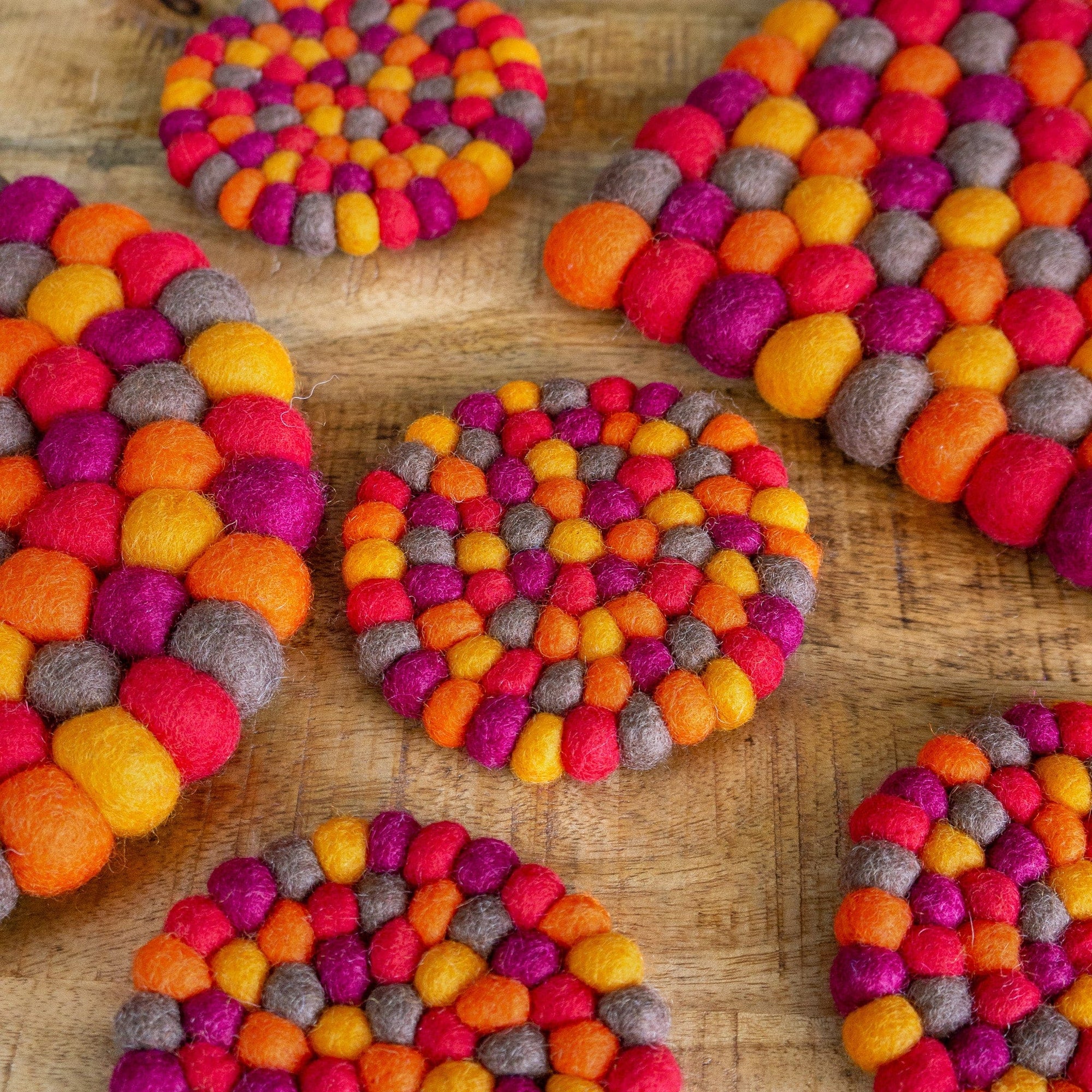 Friendsheep Coaster Falling Leaves Eco Coasters & Trivet