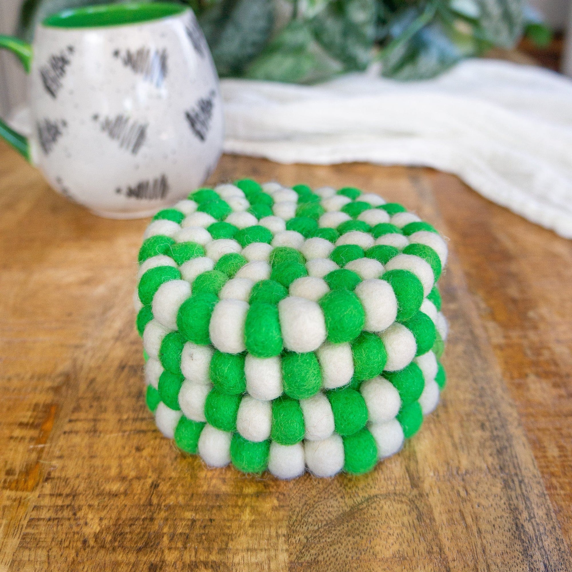 Friendsheep Coaster Peppermint Eco Coasters & Trivet