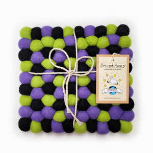 Friendsheep Coaster Square Eco Trivet Hocus Pocus Eco Coasters