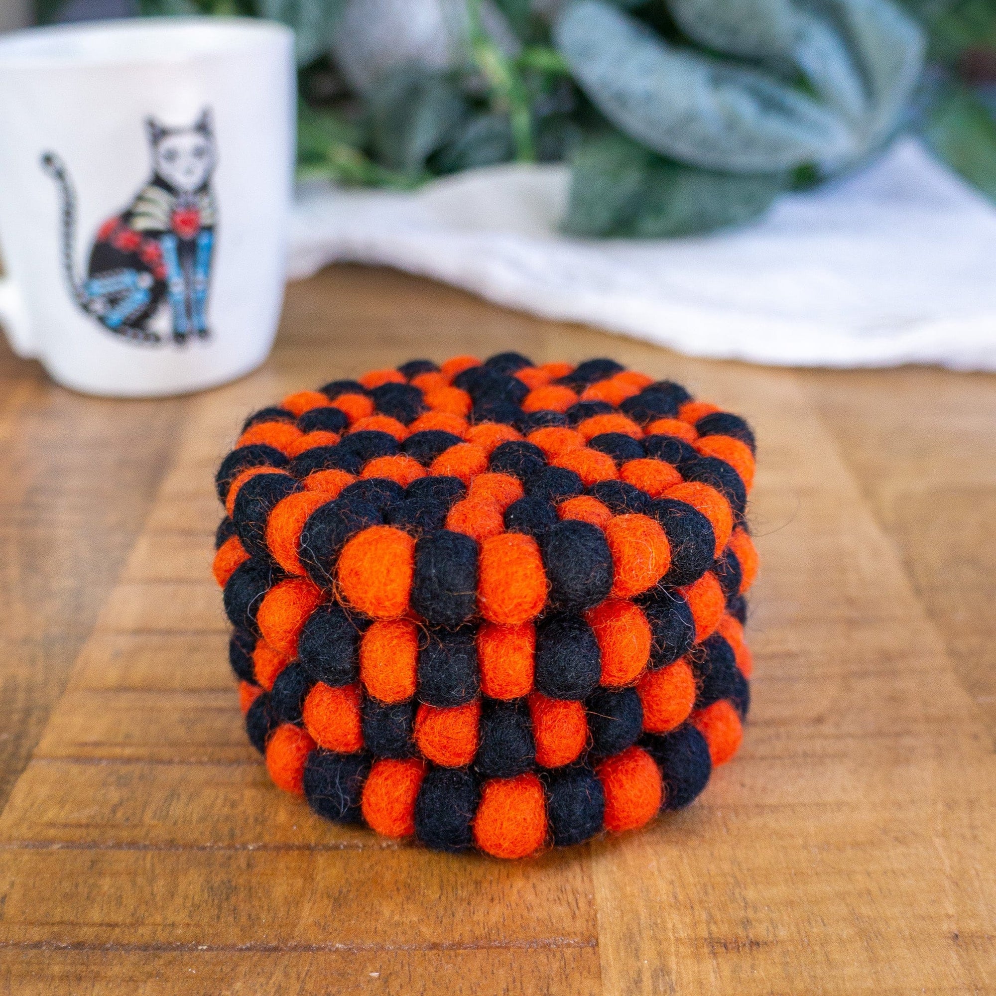 Friendsheep Coaster Trick or Treat Eco Coasters & Trivet