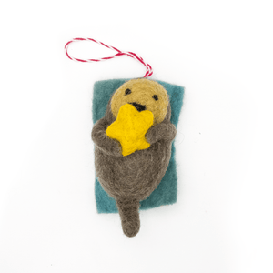 Friendsheep Daisy the Sea Otter Eco Ornament