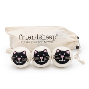 Friendsheep Eco Dryer Balls Black Cats - Limited Edition