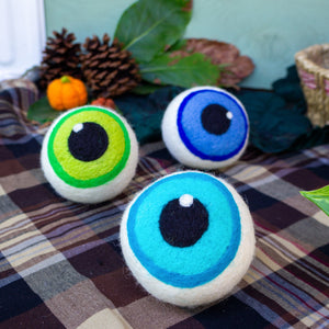 Friendsheep Eco Dryer Balls Blue Eerie Eyeballs - Limited Edition