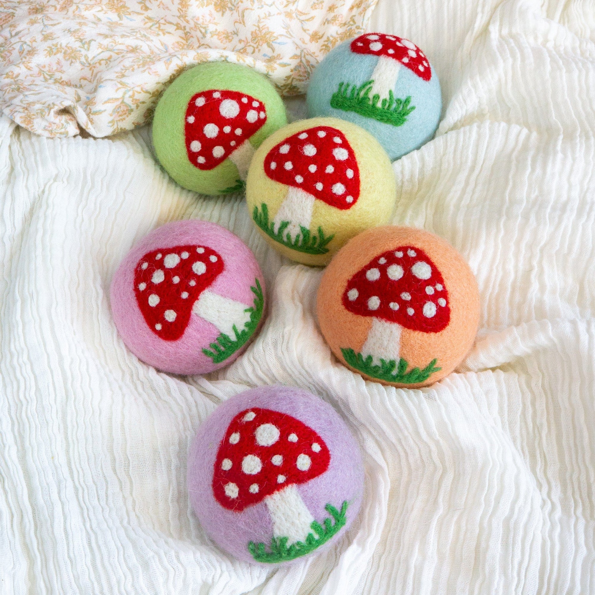 Friendsheep Eco Dryer Balls Enchanted Mushrooms - Limited Edition