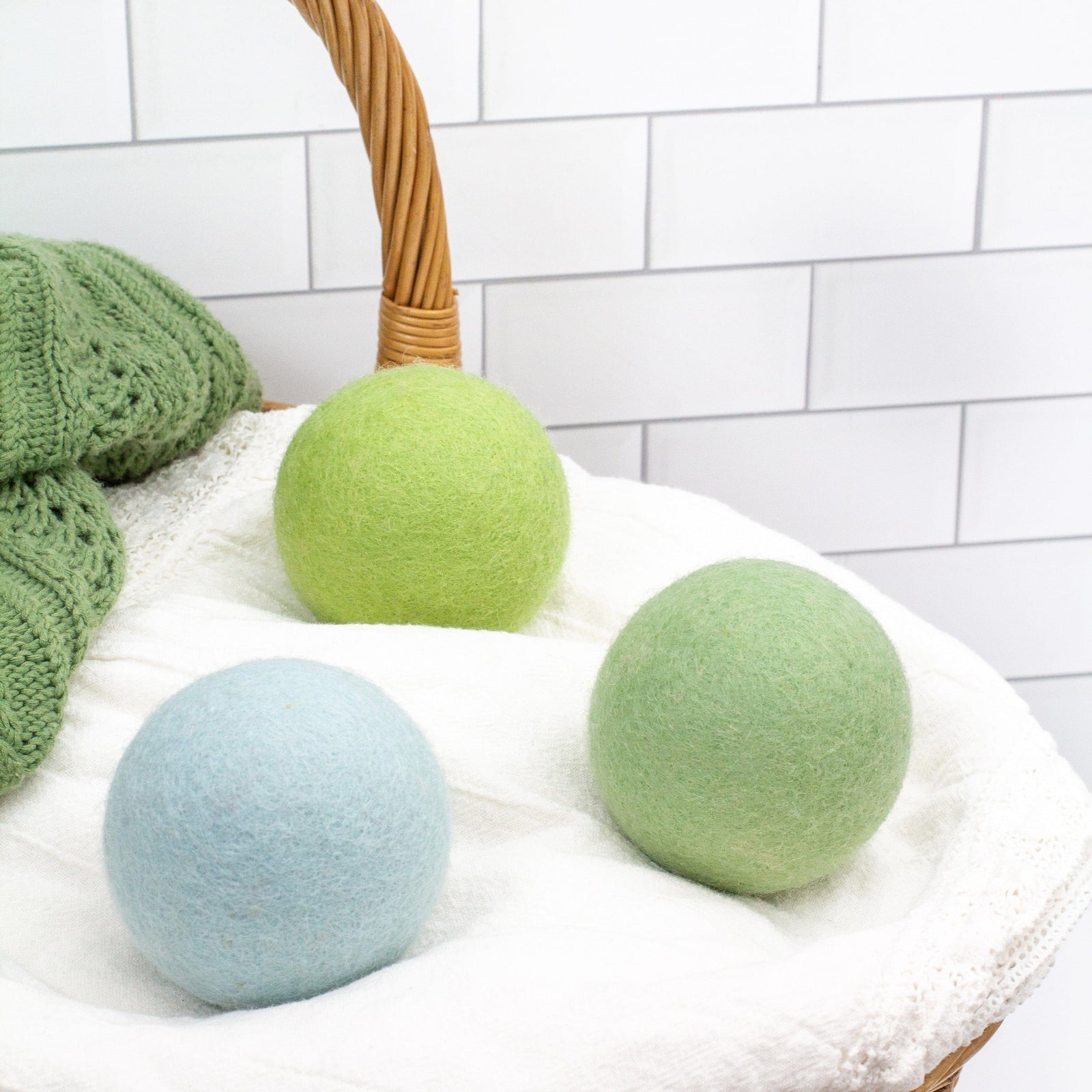 Friendsheep Eco Dryer Balls Jade Ombre Trio