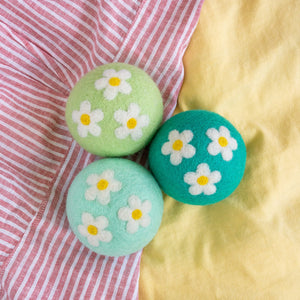 Friendsheep Eco Dryer Balls Morning Daisy Trio