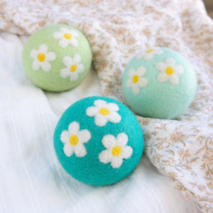 Friendsheep Eco Dryer Balls Morning Daisy Trio