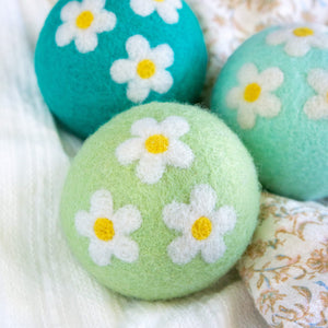 Friendsheep Eco Dryer Balls Morning Daisy Trio