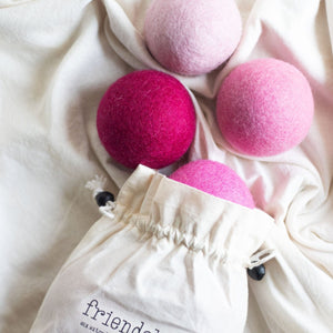 Friendsheep Eco Dryer Balls Pink Valentine