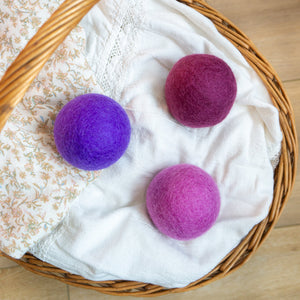 Friendsheep Eco Dryer Balls Plum Trio (Purple)