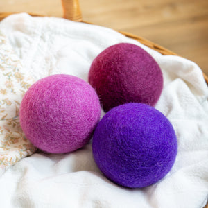 Friendsheep Eco Dryer Balls Plum Trio (Purple)