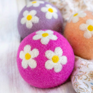 Friendsheep Eco Dryer Balls Sunset Daisy Trio