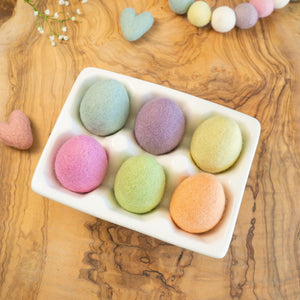Friendsheep Fabric Freshener Confetti Spring Easter Eggs - Pastel - Set of 6 Eco Fresheners