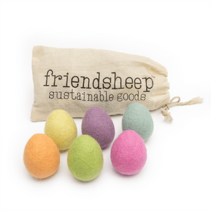 Friendsheep Fabric Freshener Confetti Spring Easter Eggs - Pastel - Set of 6 Eco Fresheners
