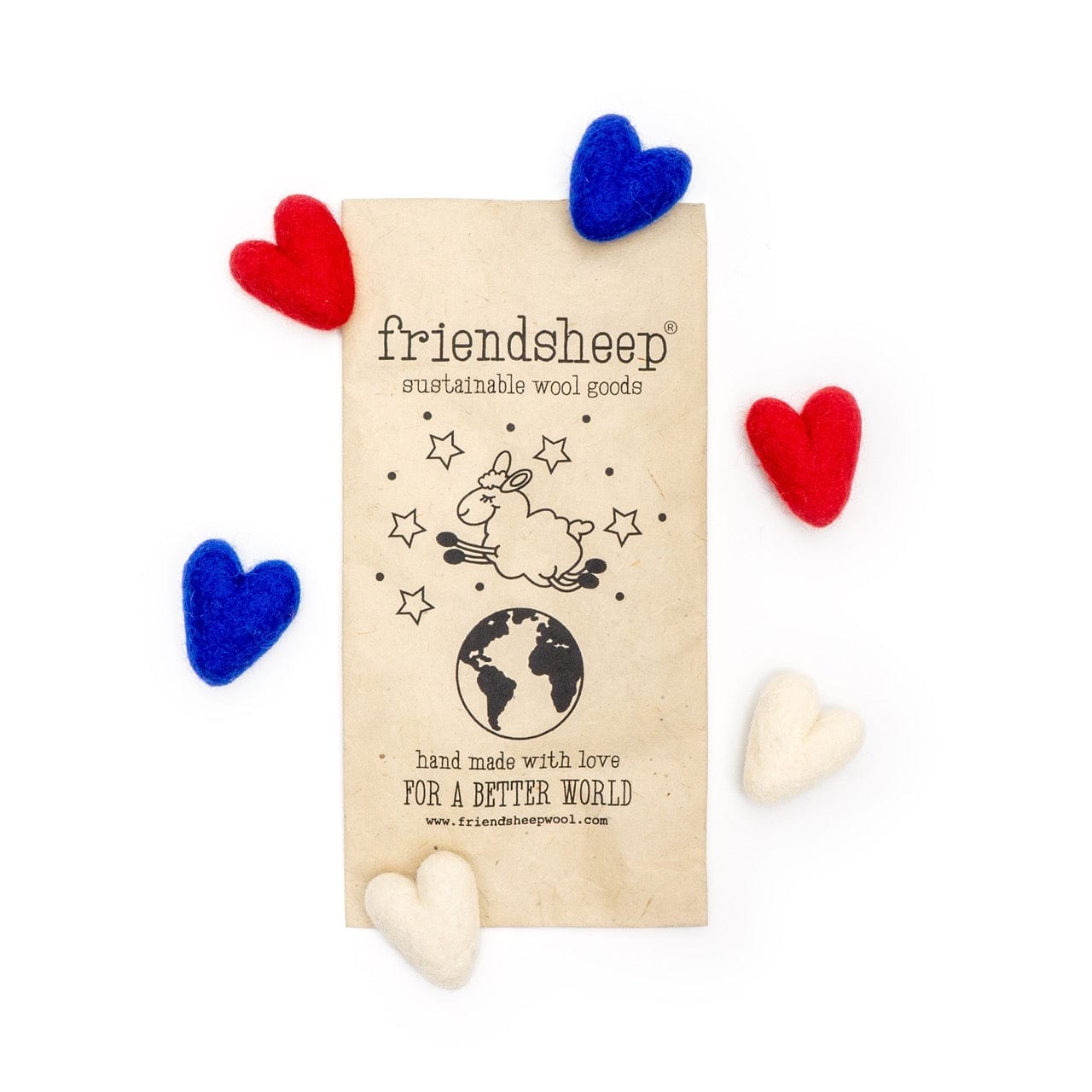 Friendsheep Fabric Freshener Freedom HEARTS Eco Fresheners