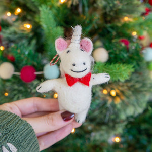 Friendsheep Fritz the Fancy Unicorn Eco Ornament