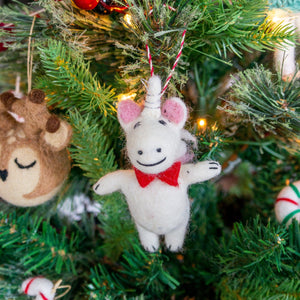 Friendsheep Fritz the Fancy Unicorn Eco Ornament