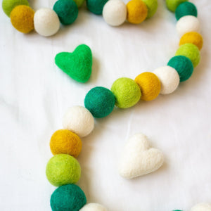 Friendsheep Gold Potluck St. Patrick's Day - Eco Garland