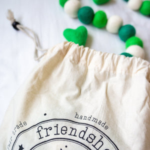 Friendsheep Green Leprechaun St. Patrick's Day - Eco Garland